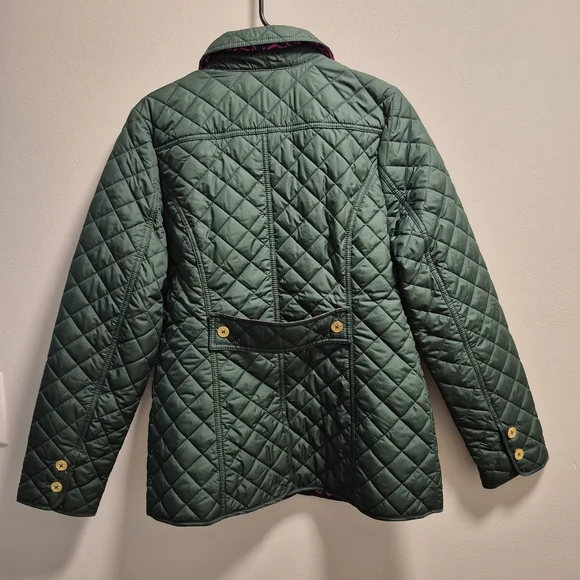 C. Wonder Green Pea Coat with Quilted Design - Picture 5 of 14